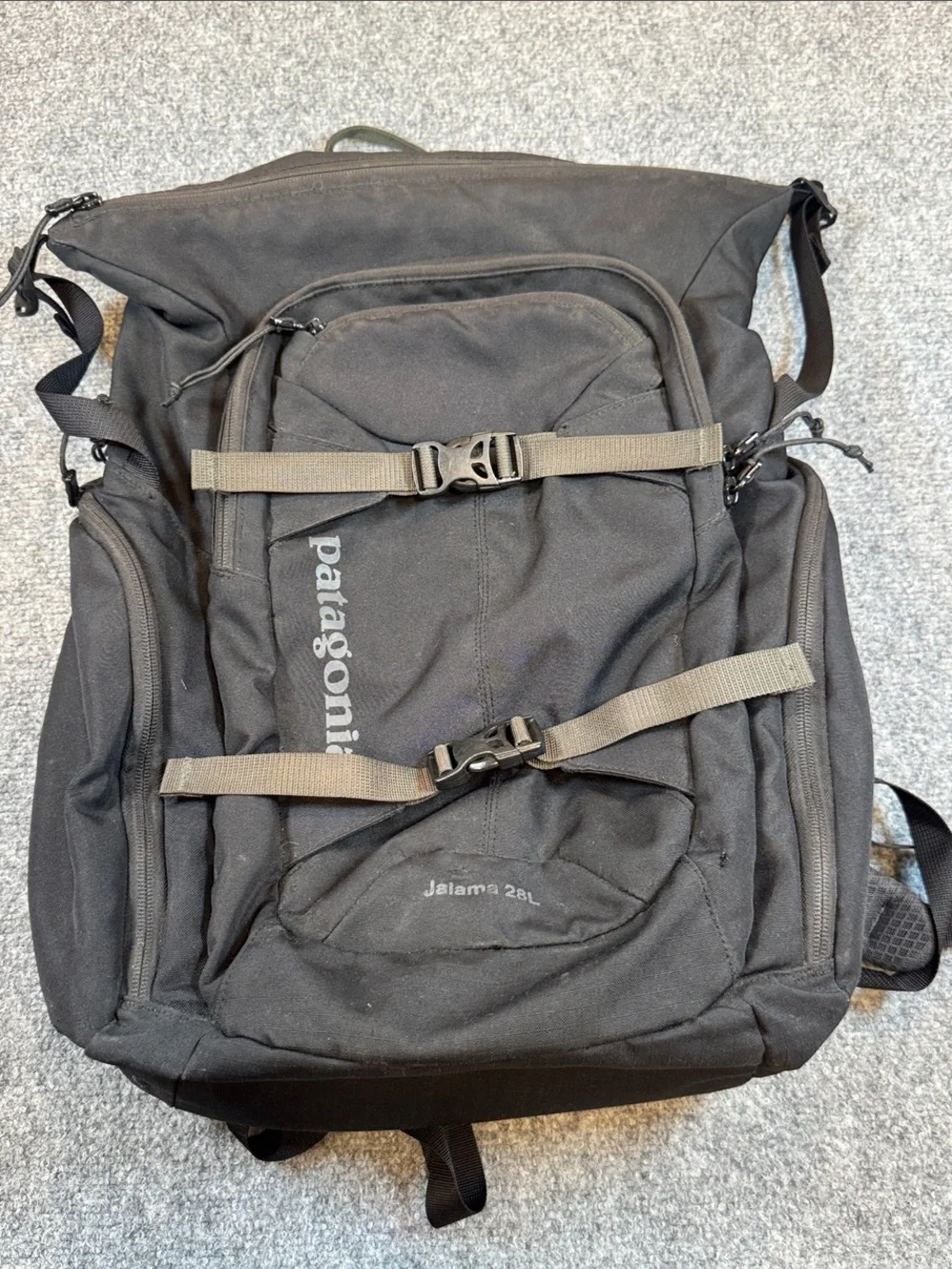 Patagonia Black Men's Backpack with Front Straps